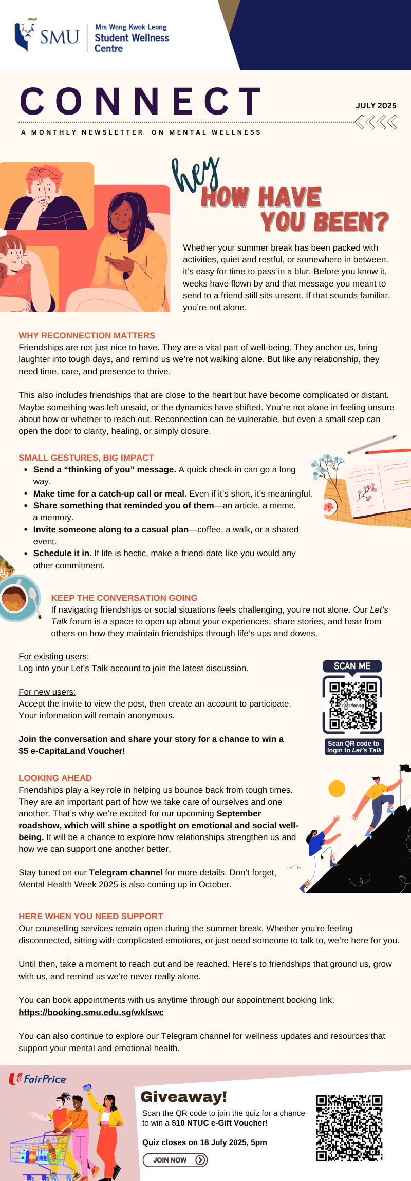 CONECT July Issue - Hey, How Have You Been?