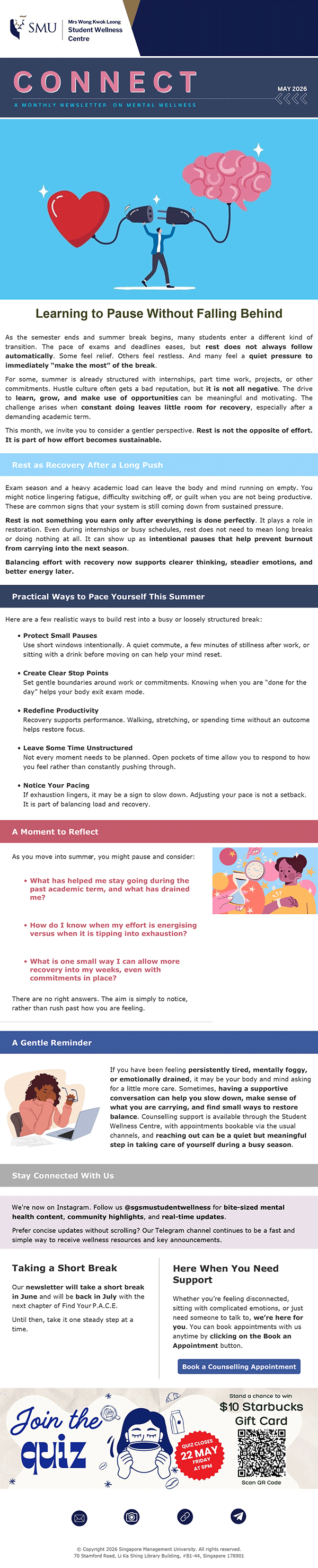 CONNECT May: Learning to Pause Without Falling Behind