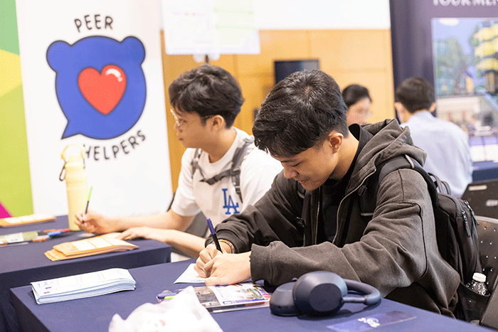 Students journalling