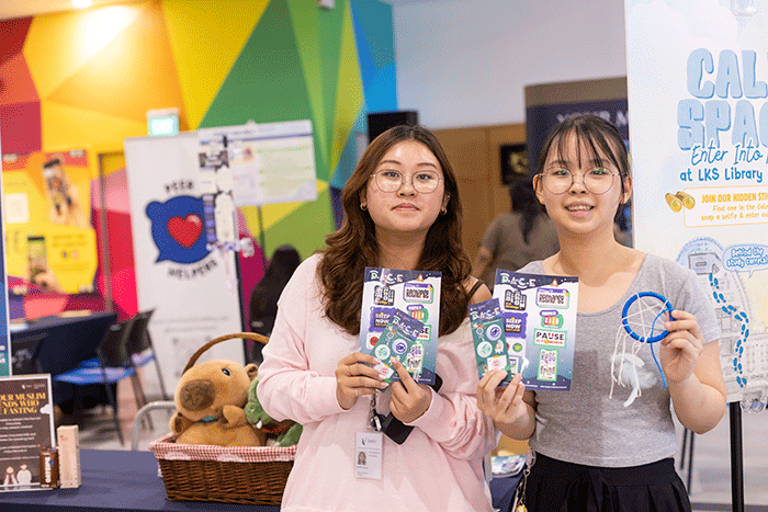 Students with crafts