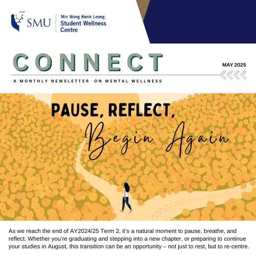 CONNECT May Issue - Pause, Reflect, Begin Again