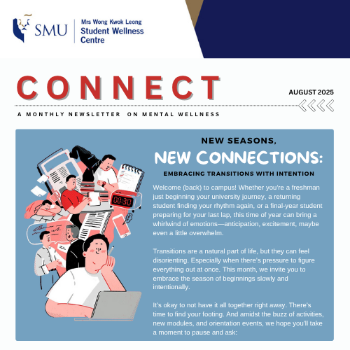 CONECT August Issue - New Seasons, New Connections: Embracing Transitions with Intention